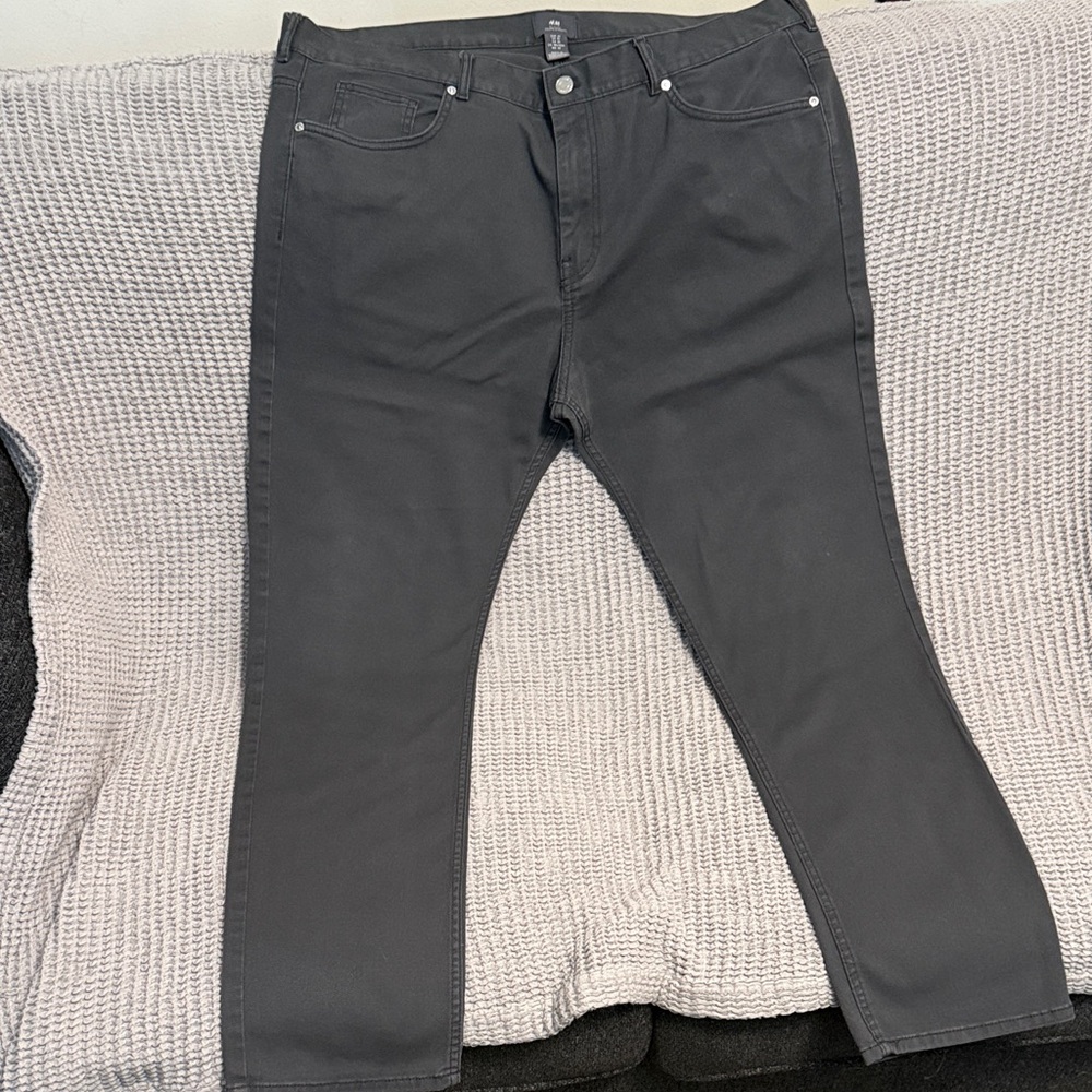 H&M Men's Charcoal Straight Jeans